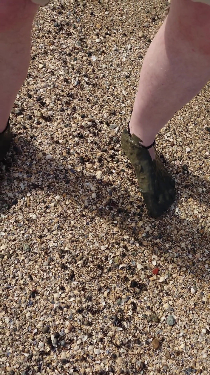 Footfetish: Essai court dans les vasières de la plage d’Horumersiel