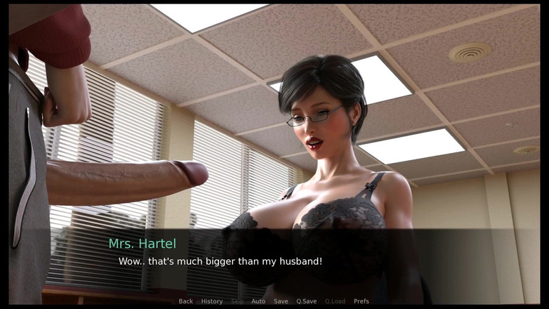 Cum in Futa: MILF Chovatel Futa Ntr Hentai hra ep.1 přistižen při masturbaci...