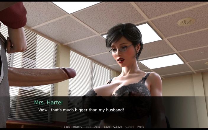 Cum in Futa: MILF Uppfödare Futa Ntr Hentai spel Ep.1 påkommen onanerar till...