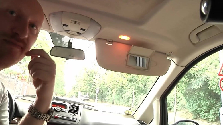 GANGBANG and BIG BOOBS: Fick Autobuz futai frenezie în aer liber în dubă