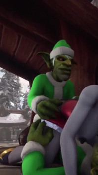 Jultomten fick en demonflicka