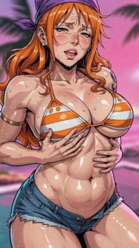 Nami One Piece Fanart (ai)