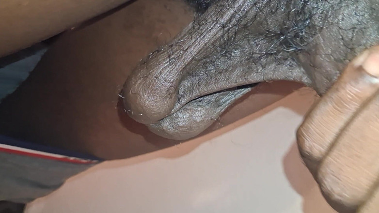 Chocolate Meat Stick: Close up Jerking Juicy BBC