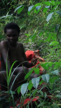 African Lovers in Bush Fucking