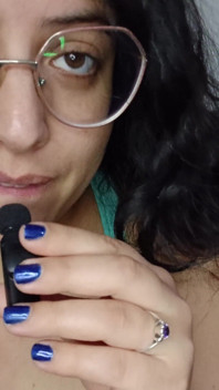 Estou gravando um vídeo para meu namorado.
