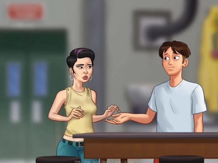 Miss Kitty 2K: Summertime Saga V02016 Część 339 Jedzenie cipki leczy depresję przez Misskitty2k