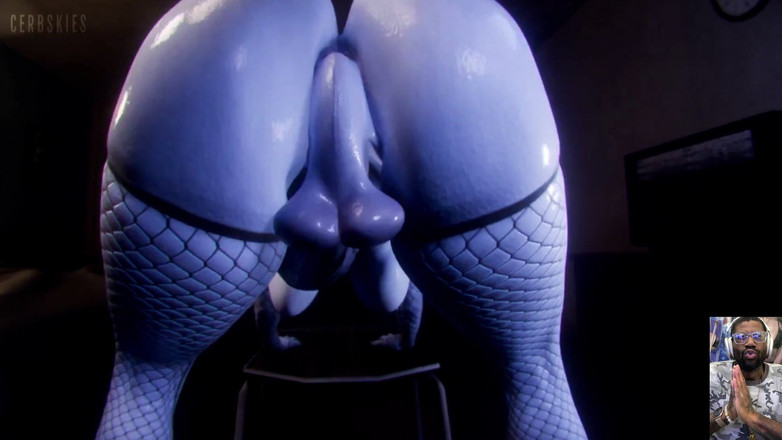 L6RD7BLU3 FUTA: Người góa phụ chuyển giới thicc khổng lồ lắc lư...