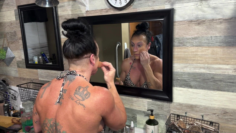 Kandylegsxxx: Durch make-up zu niesen ist allergisch gegen Glamour