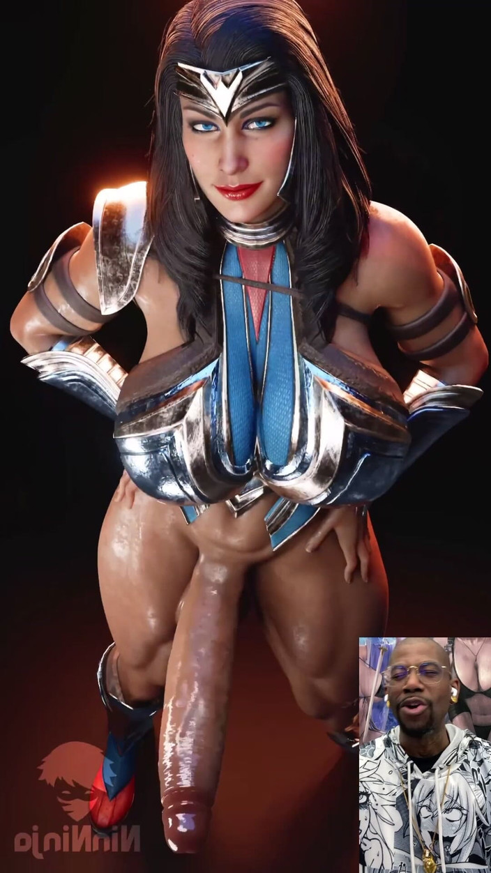 L6RD7BLU3 FUTA: Transgender wonder woman ngentot kontol basahnya di depan wajahmu