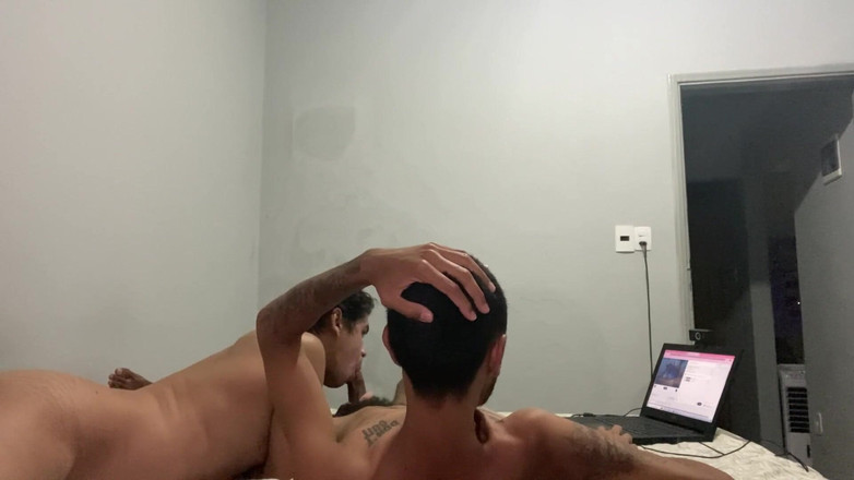 Leandro e Asafe: Two Naughty Young Men Making Out and Showing on the...