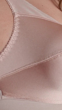 Nude Nylon Vintage Body Bra
