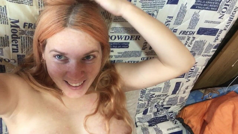 Risky Hairy Couple: Strippen und squirten sie auf meinen 8. monat. Gesicht