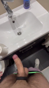 Playing with My Ass Ends in Cum in the Shower