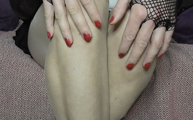 Nylon-Terry: Strumpfhose