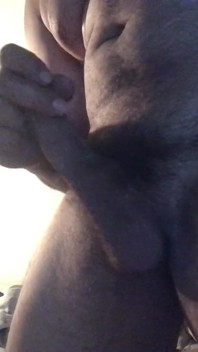Masturbating on the Bed.