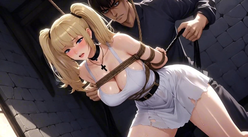 Stories&Anime: Erotic Compilation Bound Blonde Hentai Slave