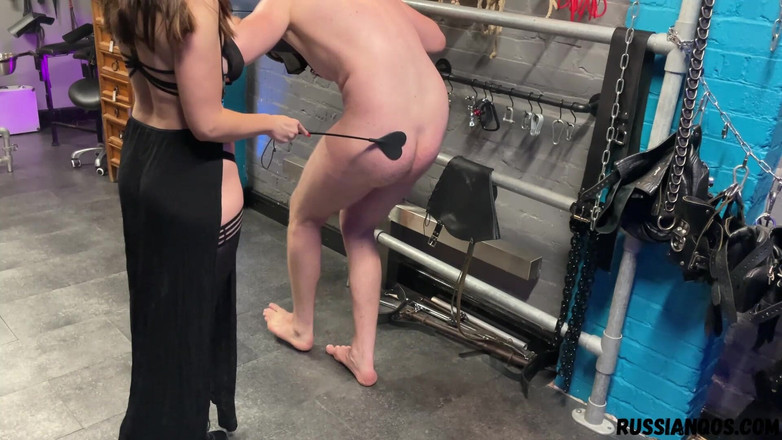 RussianQOS: Sezení s vaší paní - zničený orgasmus uklízení