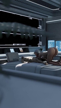 Nexus-3: Na mojej orbicie. Uwodzicielska blondynka uprawia najlepszy seks na stacji kosmicznej