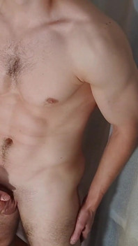 Hot Young Guy with a Big Dick Jerking off and Moaning - Alexhuff