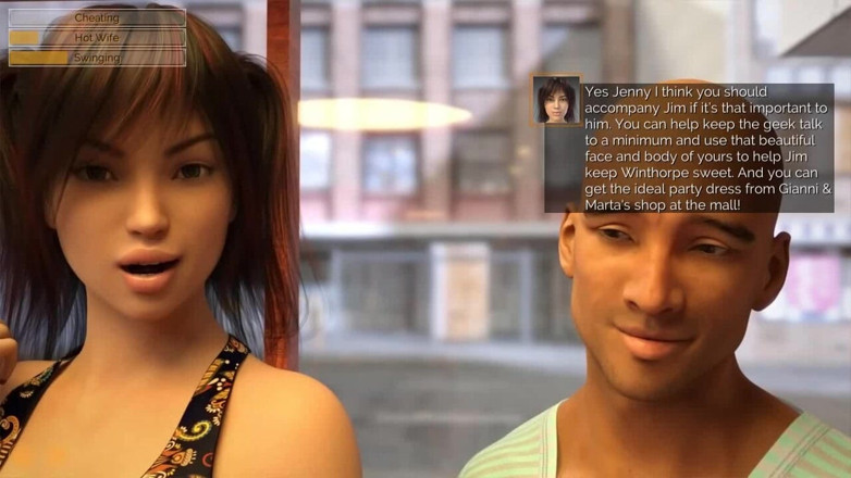 Dirty GamesXxX: Glückliche ehe: interracial, ehefrau gibt ihrem ehemann einen doppelten handjob...