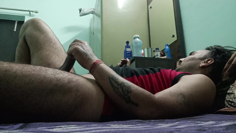 Rajasthani-old-lover: Indian desi police officer uncle gets rest and masterbation