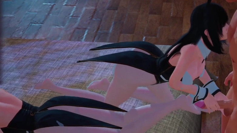 Wraith ward: Hentai Coelhinhos Dão Com Os Pés Em Sexo a Três