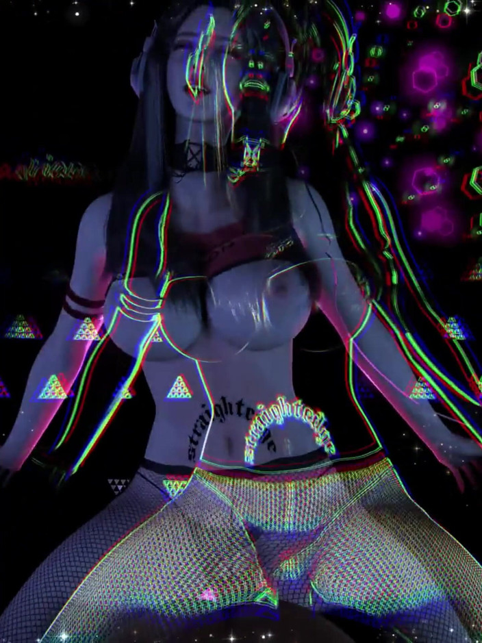 X Hentai: 火焰女神发光：虚拟曲线超越 - 3D动画成人动漫