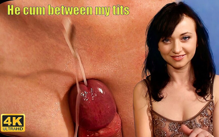 Mayashandjobs: Éjaculation entre mes seins naturels