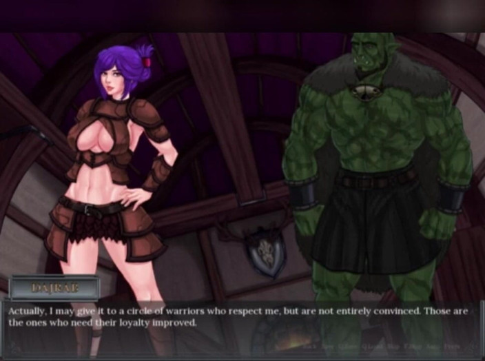 3DXXXTEEN2 Cartoon: Sabia plays horned god for horny orcs. 3D porn cartoon sex