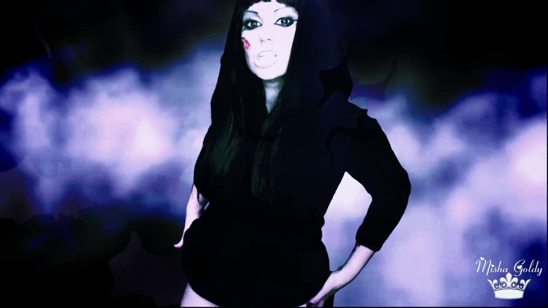 Goddess Misha Goldy: Impotência de bruxa! Executrix-fantasia!