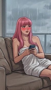 Je baise le demi-frère de ma copine sur le visage - animation 2D