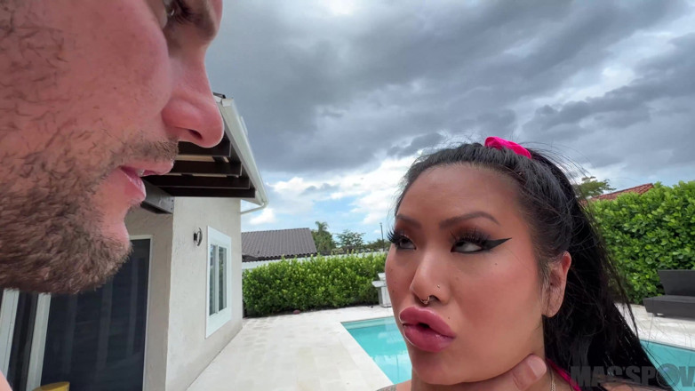 J-Mac: Busty Asian Connie Perignon Takes a Big Dick Pounding with...