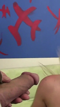 Horny hairy MILF gets a warm facial load