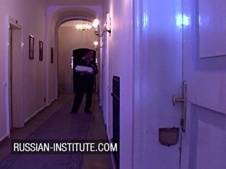 Russian Institute: Lesbian initiation's with 2 hot brunettes