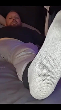 Are you sniffing my socks or licking them? Full vid on my page ;)