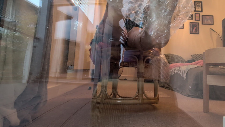 Goddess Transcendence: Bakış açısı dev ayak tabanları, ayak parmakları, çiğneme ve ezme