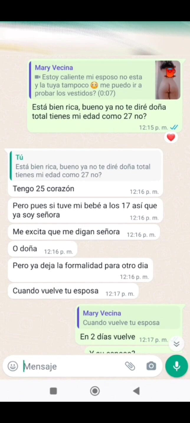 Mexicasero: Pani Mary wysyła mi wiadomość ponownie i nagrywam pod jej...