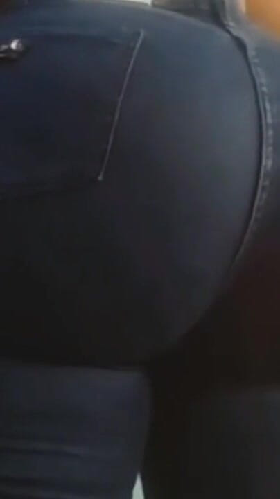 Dzaddy long strokes: Fat Ass Jean Fitting