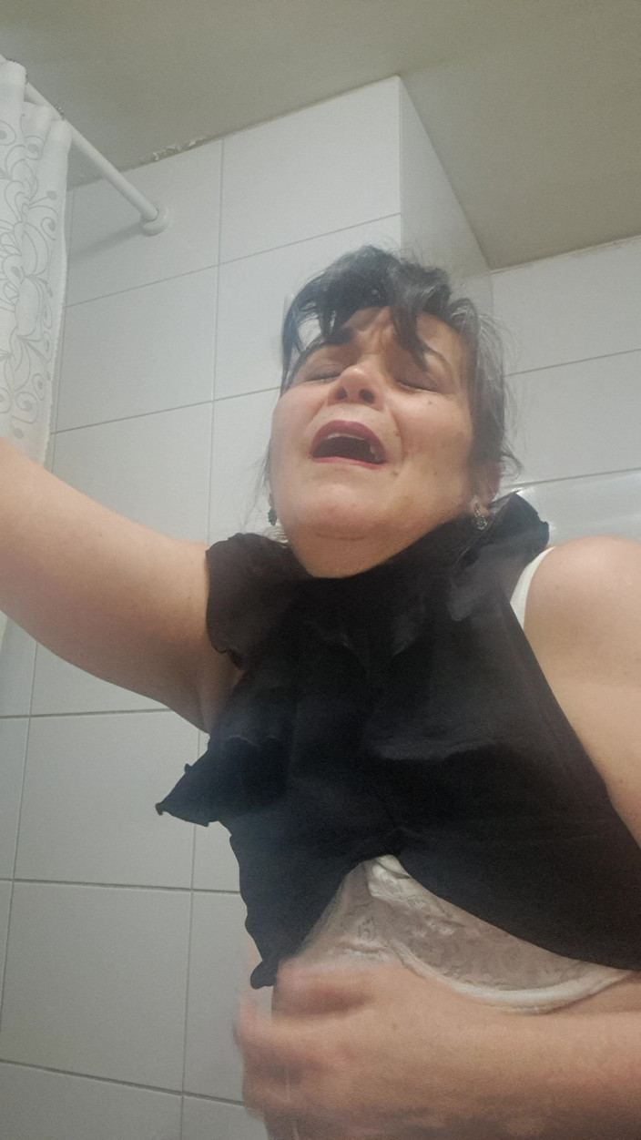 Mommy big hairy pussy: Mom Imagines Having Secret Sex with Him in the Bathroom.