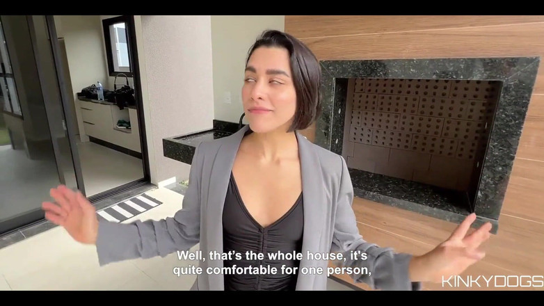 Fablazed: Piękna duża dupa agent nieruchomości pokazuje swoje umiejętności, aby zamknąć...