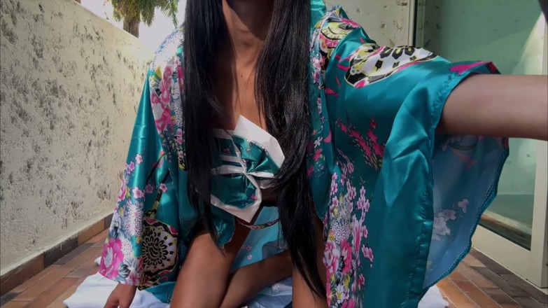 Kink in Time: Gisele Asian Masturbation