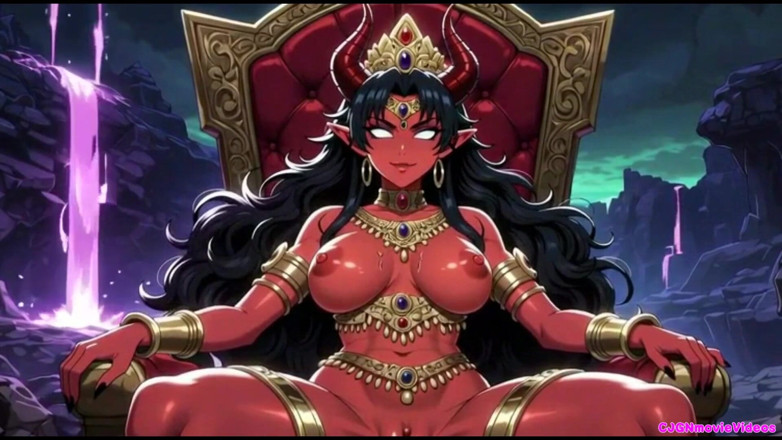 Hot girl dancing: Film, Démon magické Fialová Jeskyně Královna Film, Ai Animace