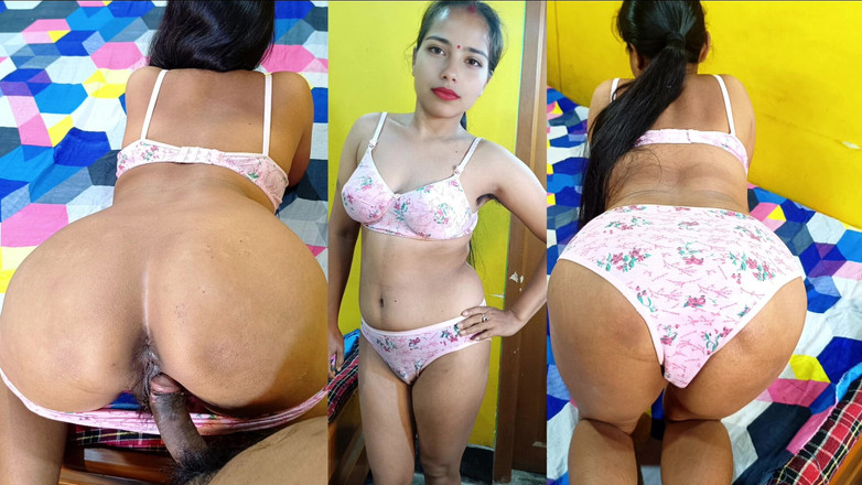 Sexuda: Ibu rumah tangga india yang baru nikah dientot gaya doggy...