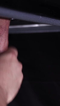 Watch Zander Fly and His Massive Uncut Canon Throbbing While He Thrusts It Through the Hole in My Milking Table