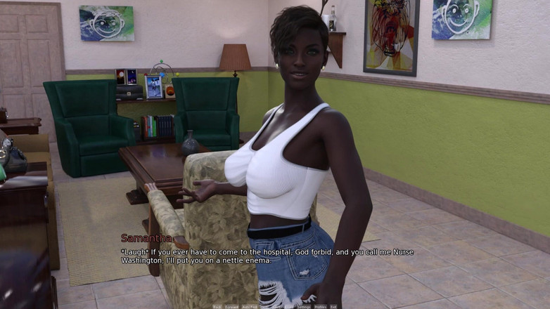 3D Cartoon Porn: Yurdum 215 - debbie randevuda bir restoranda marta göğüslerini gösteriyor