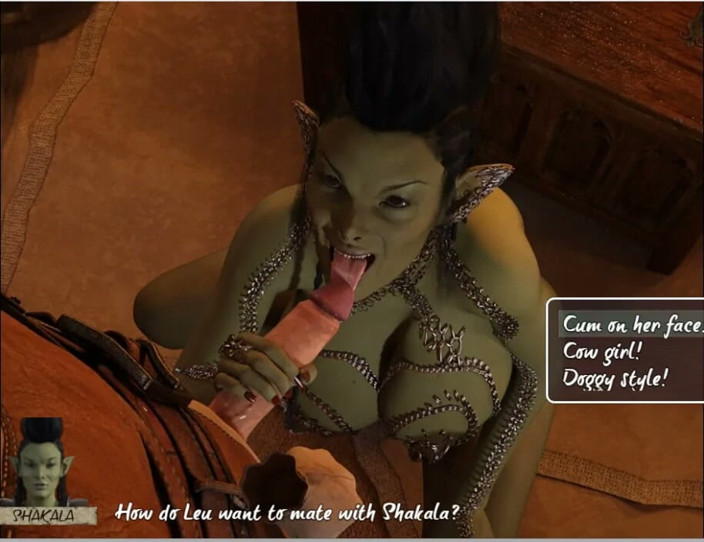 XXX Games Bunk: Селянський квест - геймплей - рольова гра - шакала - наїзниця і раком у хатині