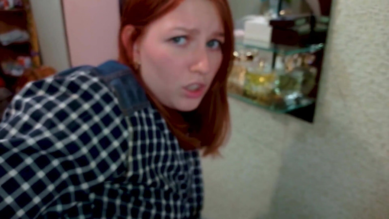 SweetAndFlow: Fucked hard with a creampie for a badly ironed shirt