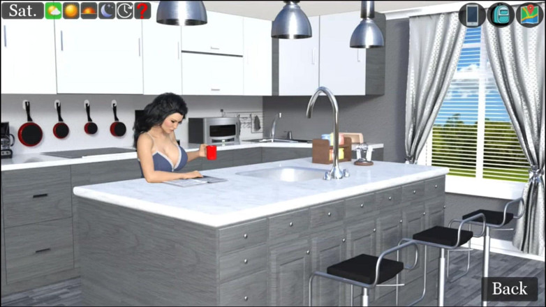 HotSummer117: F.i.l.f.f. 5 ibu tiri memberikan saya handjob di dapur
