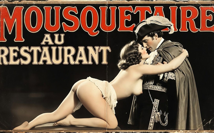 Vintage Erotic Archive: Mousquetaire au Restaurant - Kayıp Bir Fransız Erotik Sessiz Filmi - Restore...