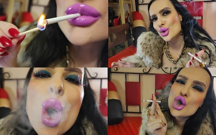 Princess18_: Fur Fetish and Smoking Fetish, Slow Motion